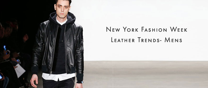 Leather Looks Trend at NYFW