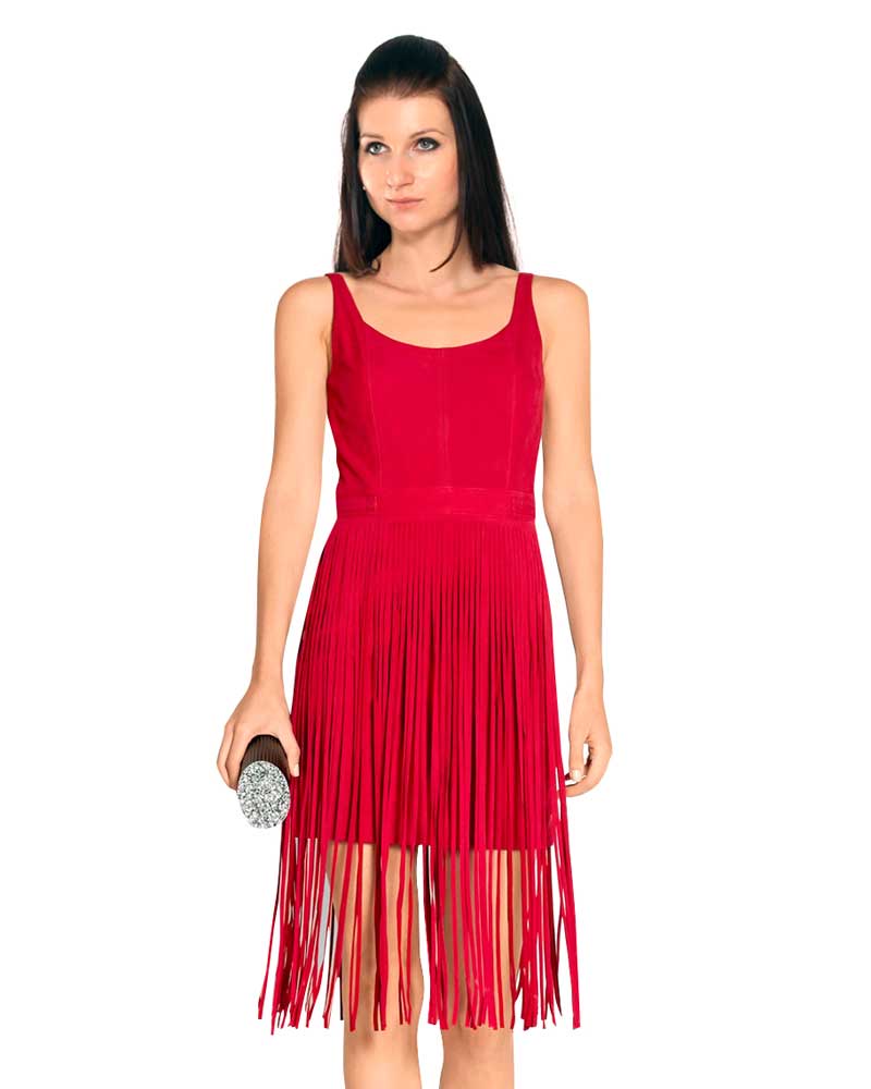 fringe dress cheap