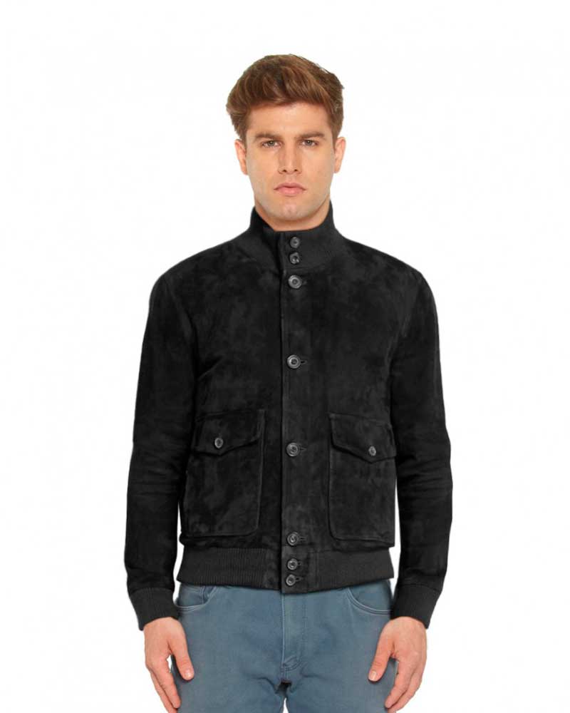 SUEDE-BOMBER-JACKET-WITH-HIGH-NECK-COLLAR-front-e1448097841687-1