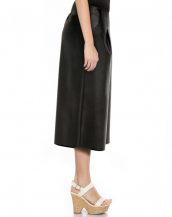 Womens Black Wide Leg Culottes