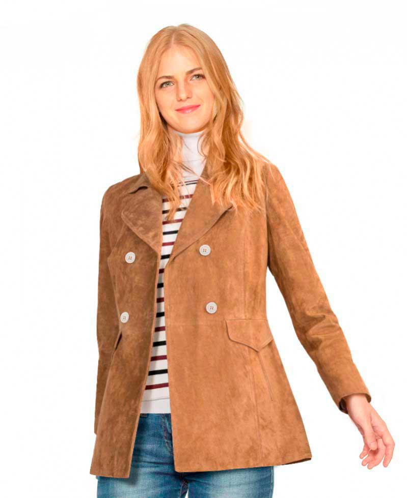 suede blazer womens