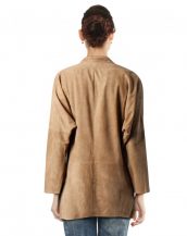 Womens Kimono Style Suede Blazer