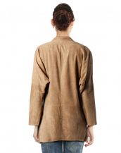 Womens Kimono Style Suede Blazer