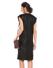 Stylish Long Vest with Deep V Neckline