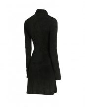 Halloween Suede Shirt Dress with Zip Fastening